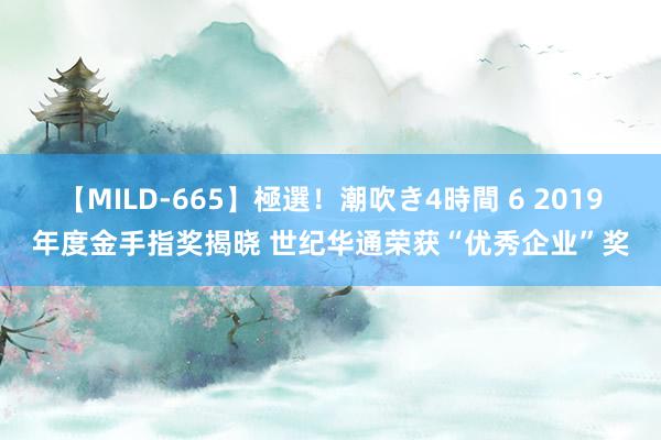 【MILD-665】極選！潮吹き4時間 6 2019年度金手指奖揭晓 世纪华通荣获“优秀企业”奖